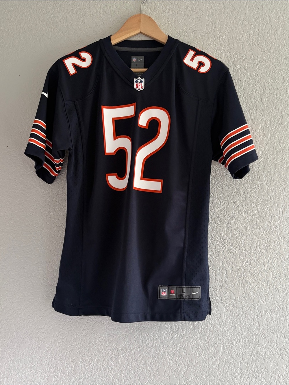 NFL Nike Chicago Bears Khalil Mack #52 Jersey youth Size Large Navy Blue
